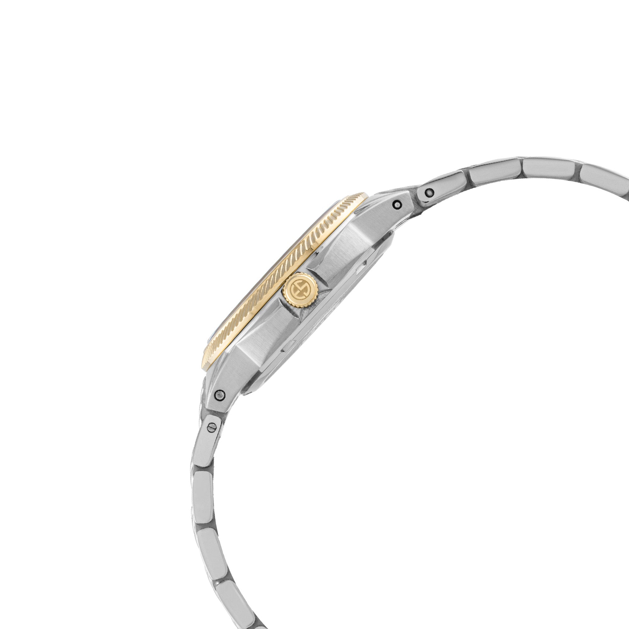 ELIZ ES8943L2TNT SS Case & Band Calendar Women's Watch