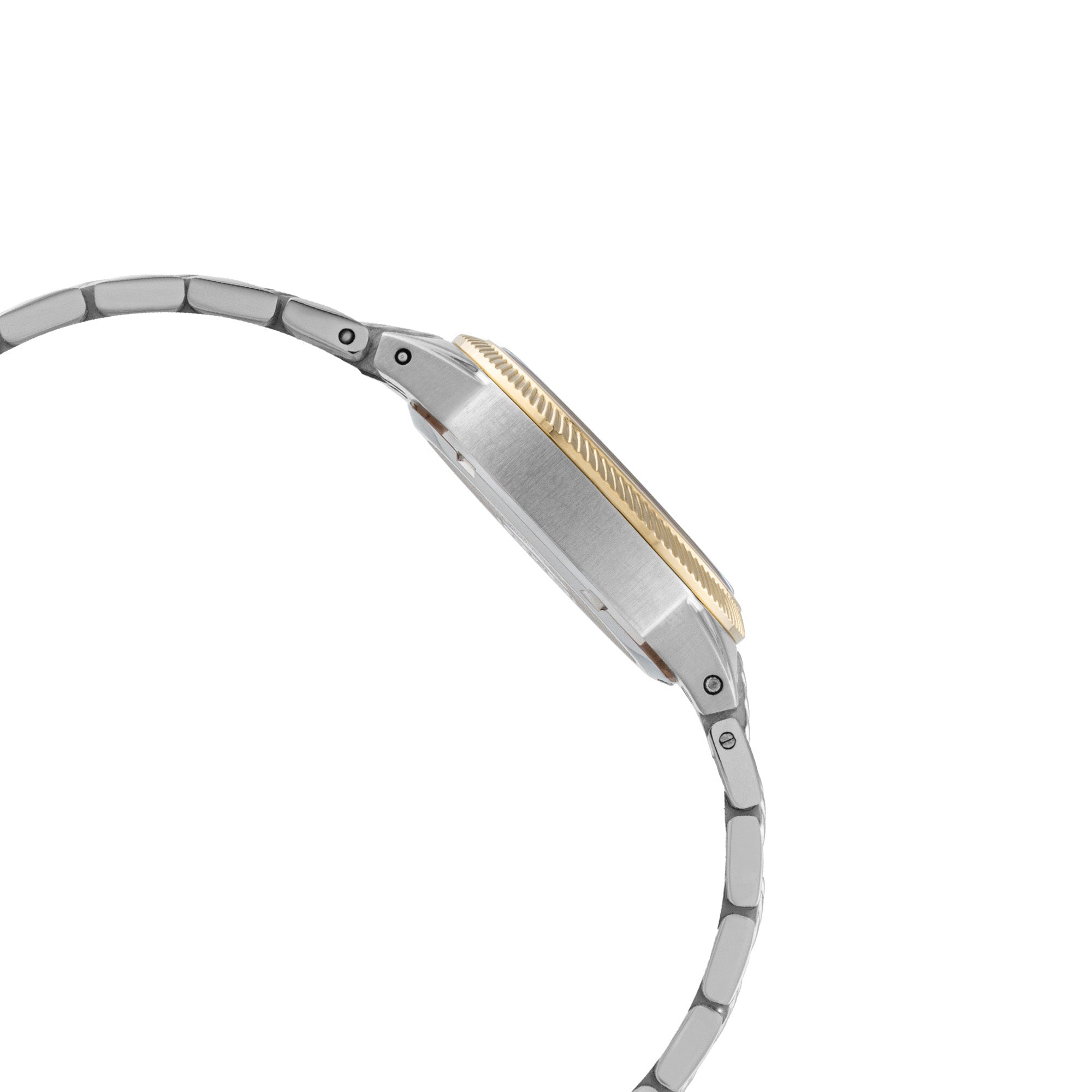 ELIZ ES8943L2TNT SS Case & Band Calendar Women's Watch