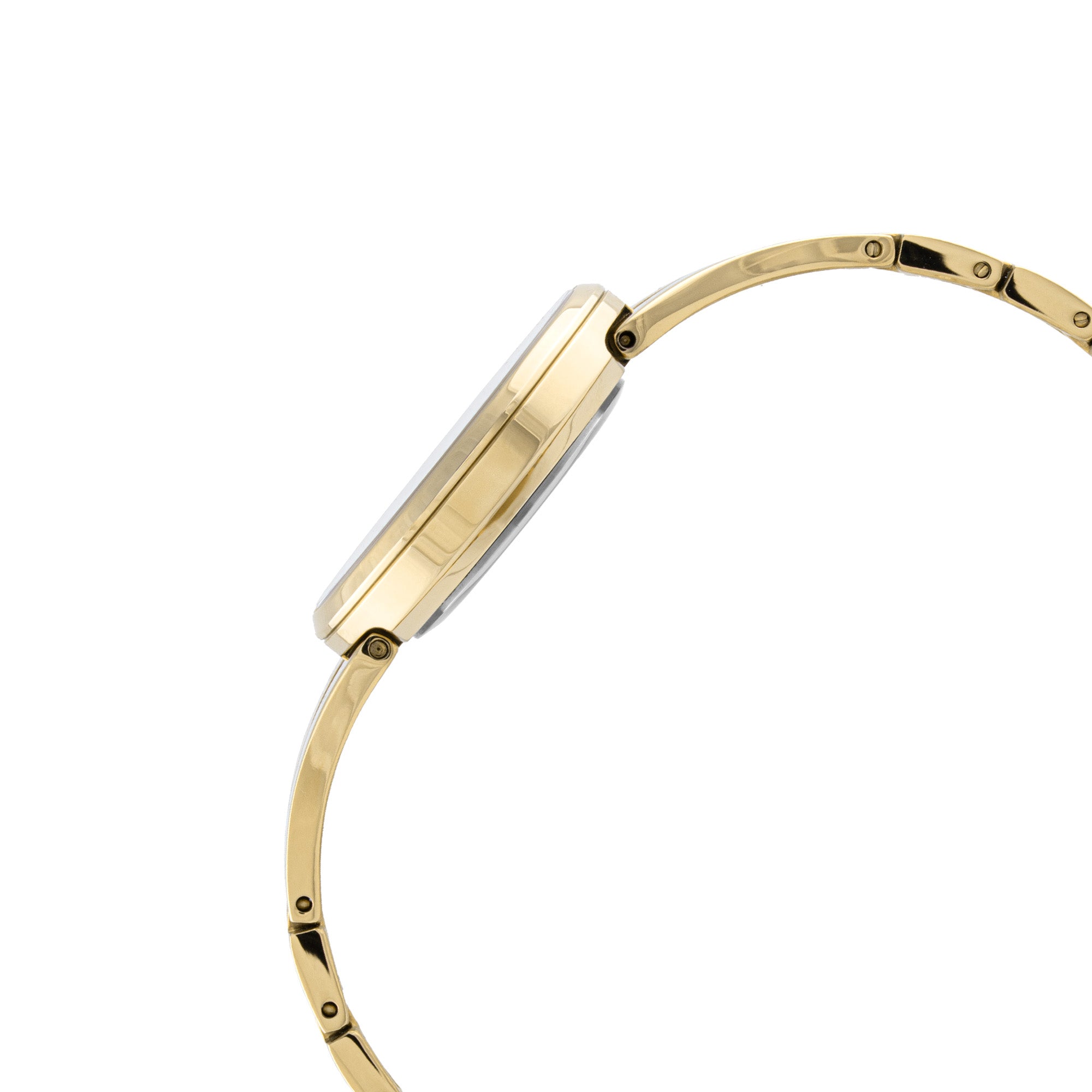 ELIZ ES8945L2GCG SS Case & Band Two-Hands Women's Diamond Watch