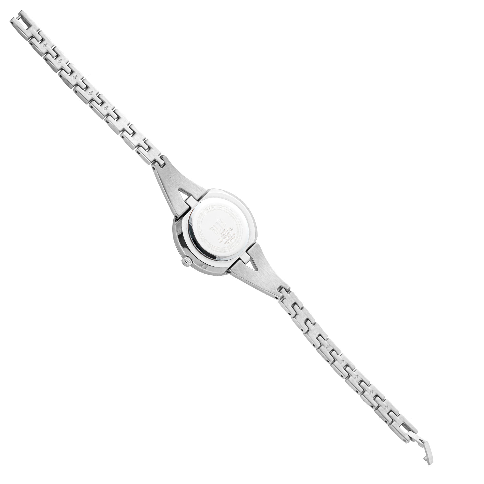 ELIZ ES8945L2SIS SS Case & Band Two-Hands Women's Diamond Watch