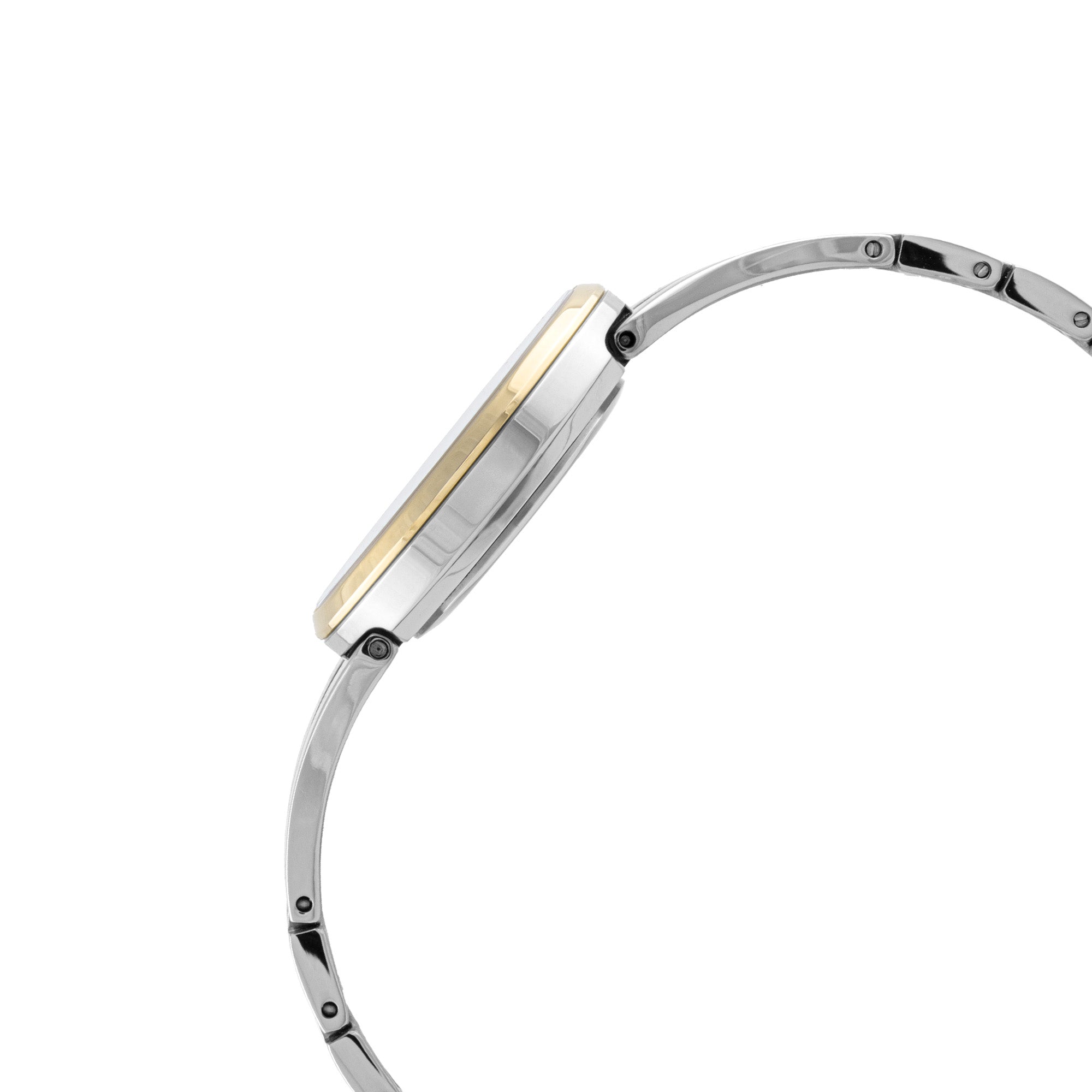 ELIZ ES8945L2TST SS Case & Band Two-Hands Women's Diamond Watch