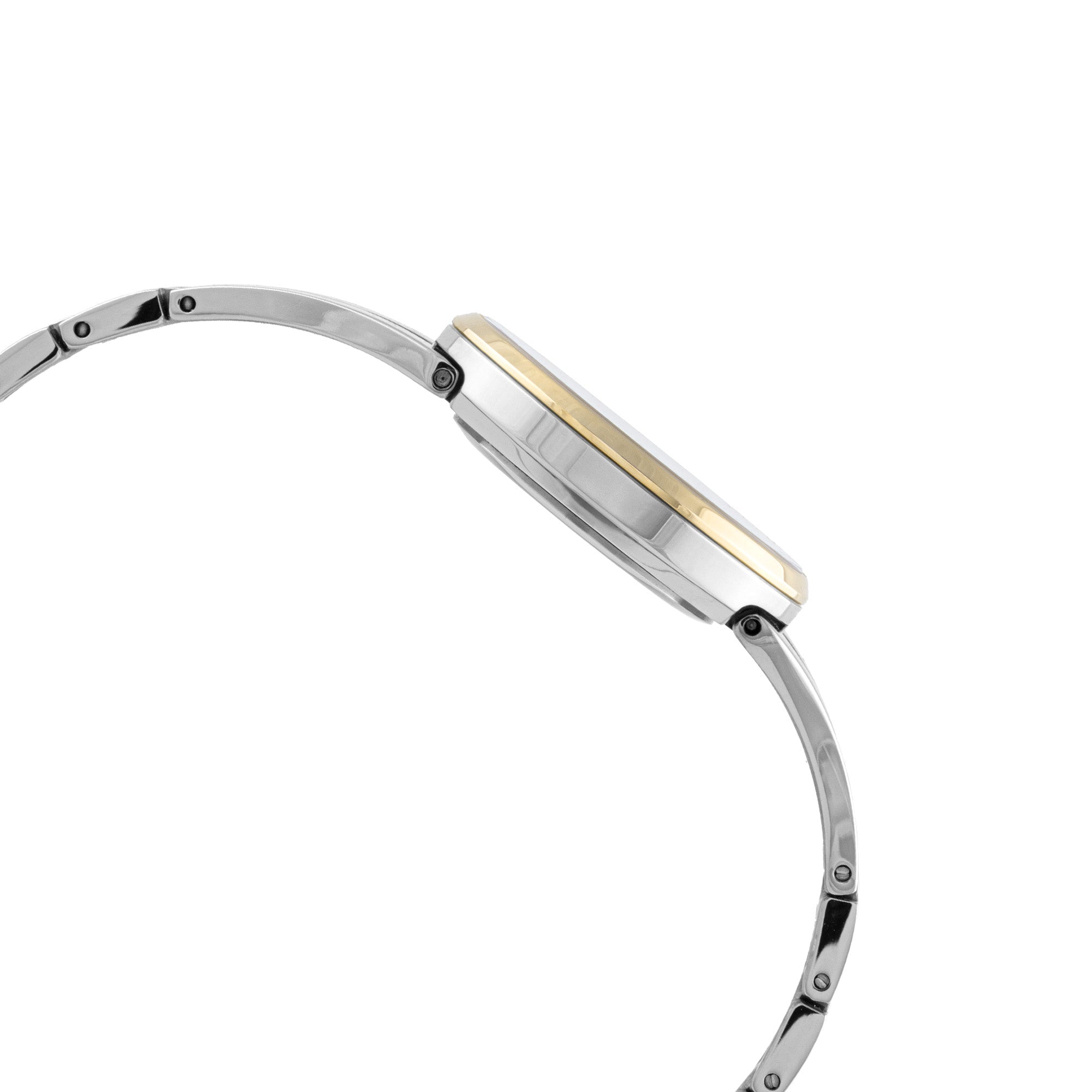 ELIZ ES8945L2TST SS Case & Band Two-Hands Women's Diamond Watch