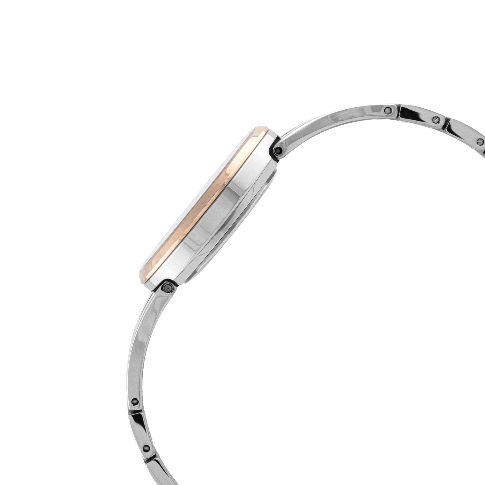 ELIZ ES8945L2USU SS Case & Band Two-Hands Women's Diamond Watch