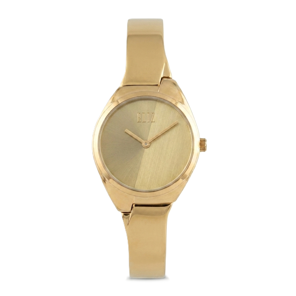 ELIZ ES8946L2GCG SS Case & Band Two-hands Women`s Watch
