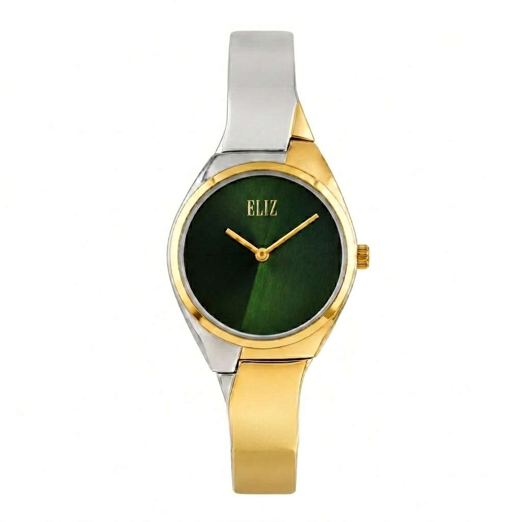 ELIZ ES8946L2TET SS Case & Band Two-hands Women`s Watch