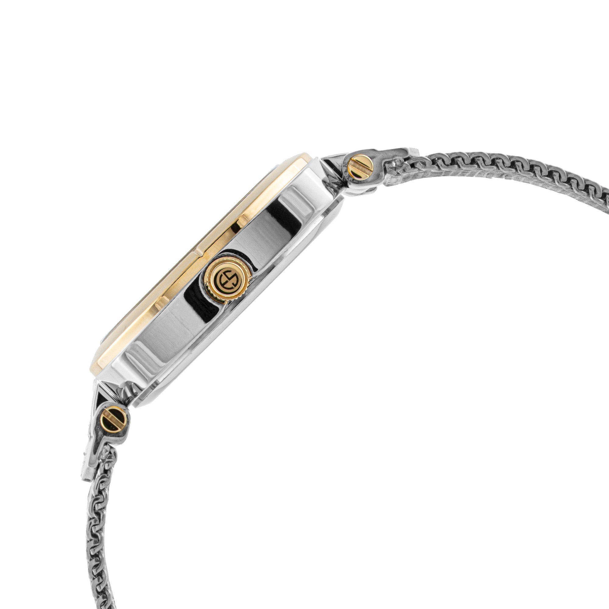 ELIZ ES8947L2TSS SS Case & Mesh Strap Three-hands Women's Watch