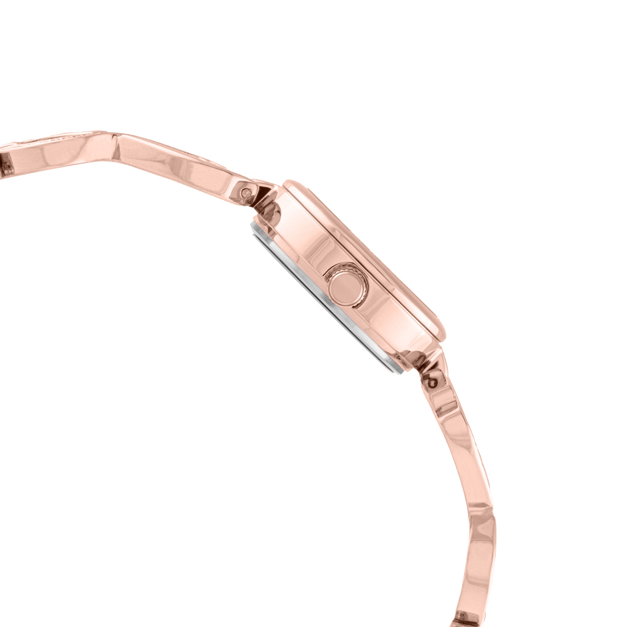 ELIZ ES8967L2RPR Metal Case and Bracelet 3-Hands Women's Watch