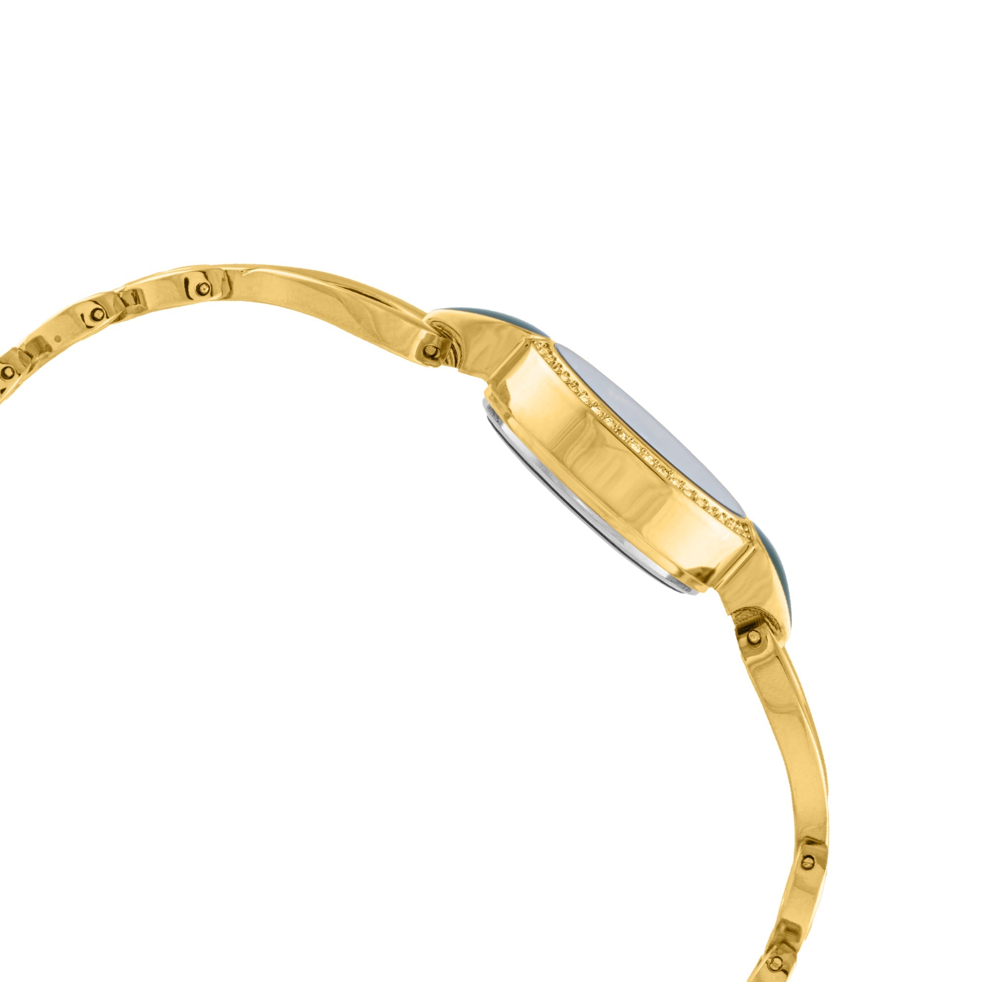 ELIZ ES8968L2GEG Metal Case and Bracelet 3-Hands Women's Watch