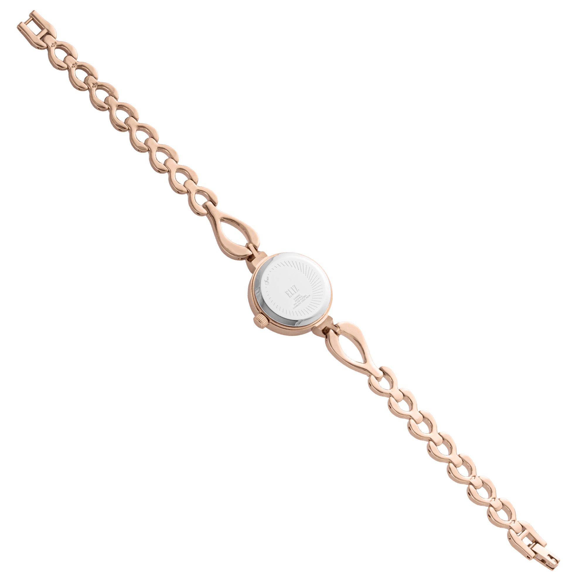 ELIZ ES8968L2RRR Metal Case and Bracelet 3-Hands Women's Watch