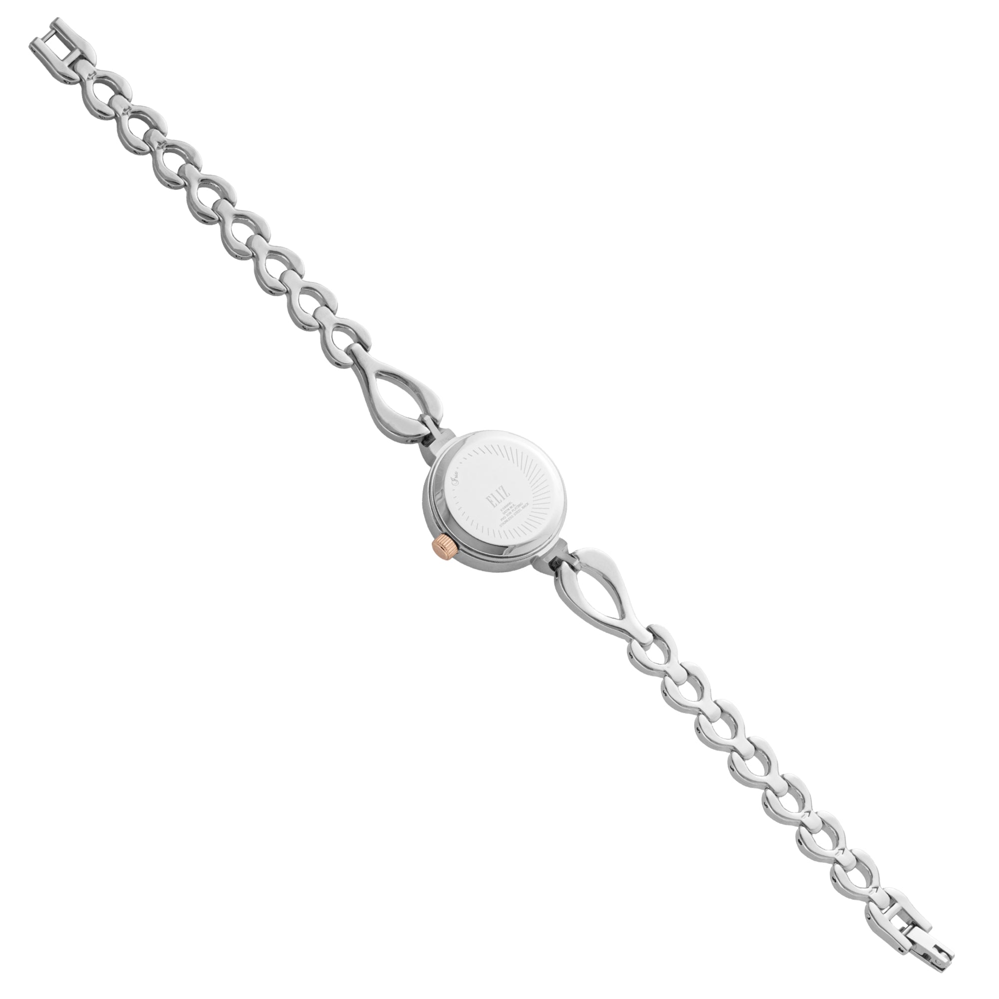 ELIZ ES8968L2UBU Metal Case and Bracelet 3-Hands Women's Watch
