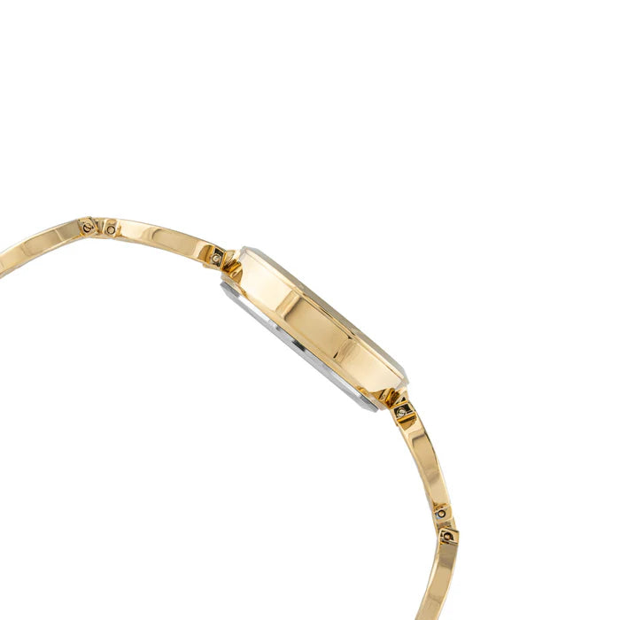 ELIZ ES8997L2GCG METAL CASE AND BRACELET THREE-HANDS WOMEN'S WATCH