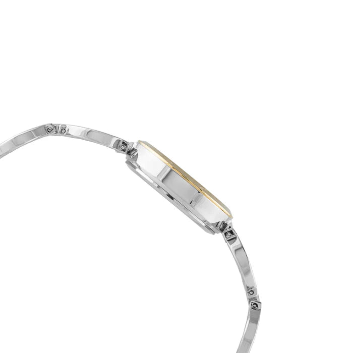 ELIZ ES8997L2TST METAL CASE AND BRACELET THREE-HANDS WOMEN'S WATCH