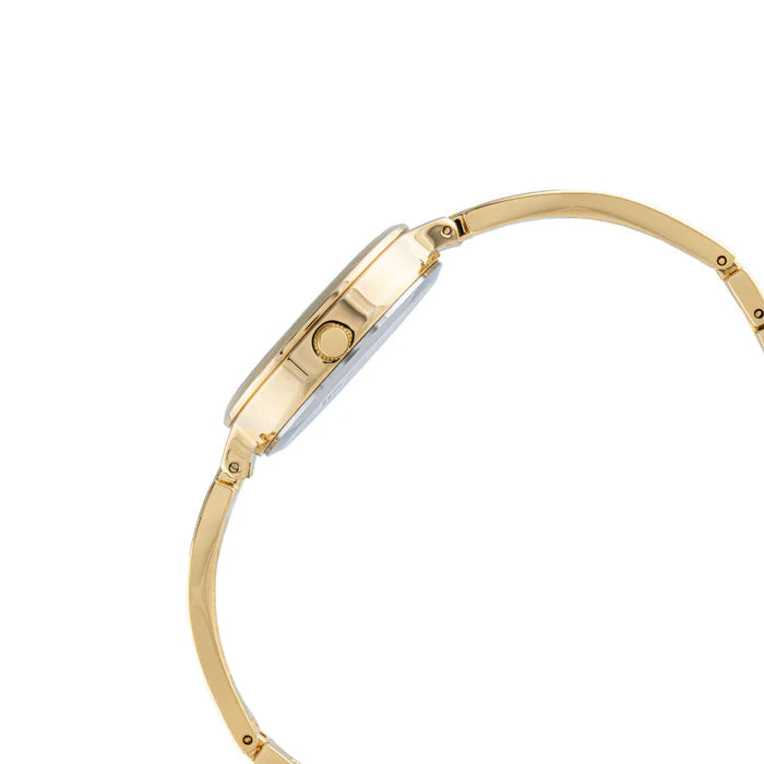 ELIZ ES8998L2GCG METAL CASE AND BRACELET THREE-HANDS WOMEN'S WATCH