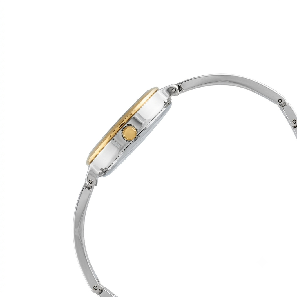 ELIZ ES8998L2TST METAL CASE AND BRACELET THREE-HANDS WOMEN'S WATCH