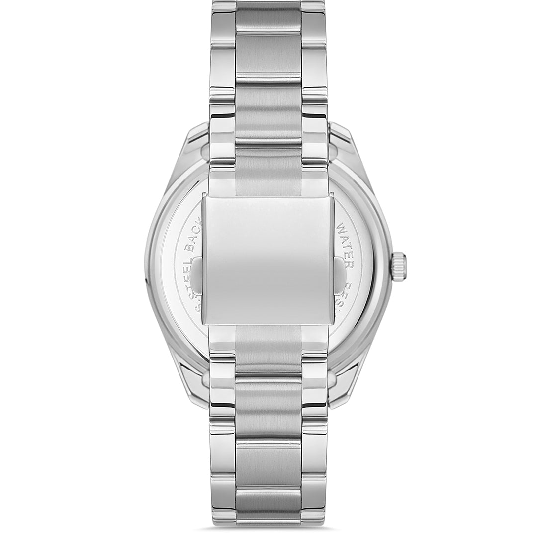 FERRO F11227A-A2 SS Caseback & Band Date Men's Watch