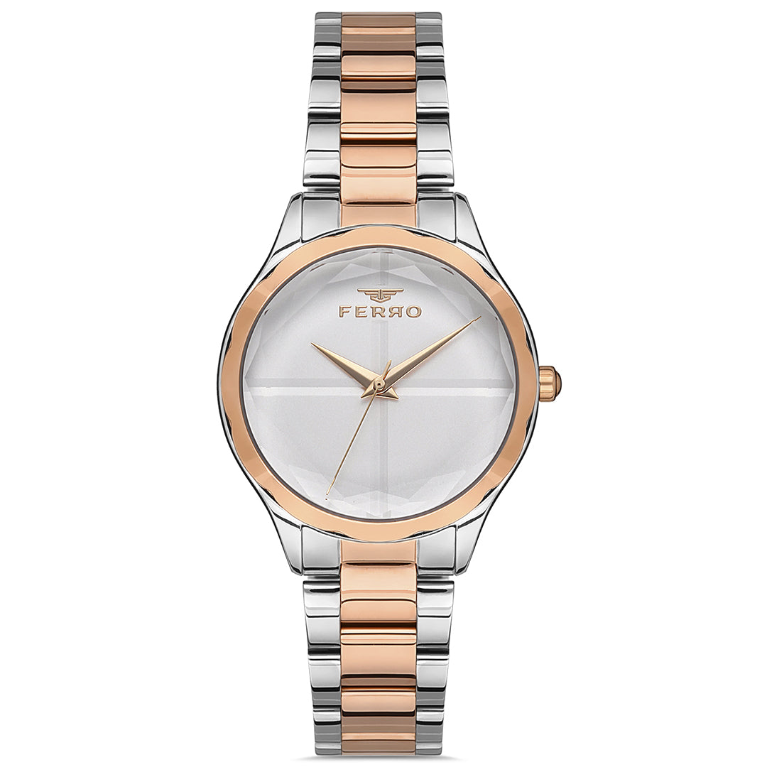 FERRO FL21250A-E SS Caseback & Band Japan Women's Watch