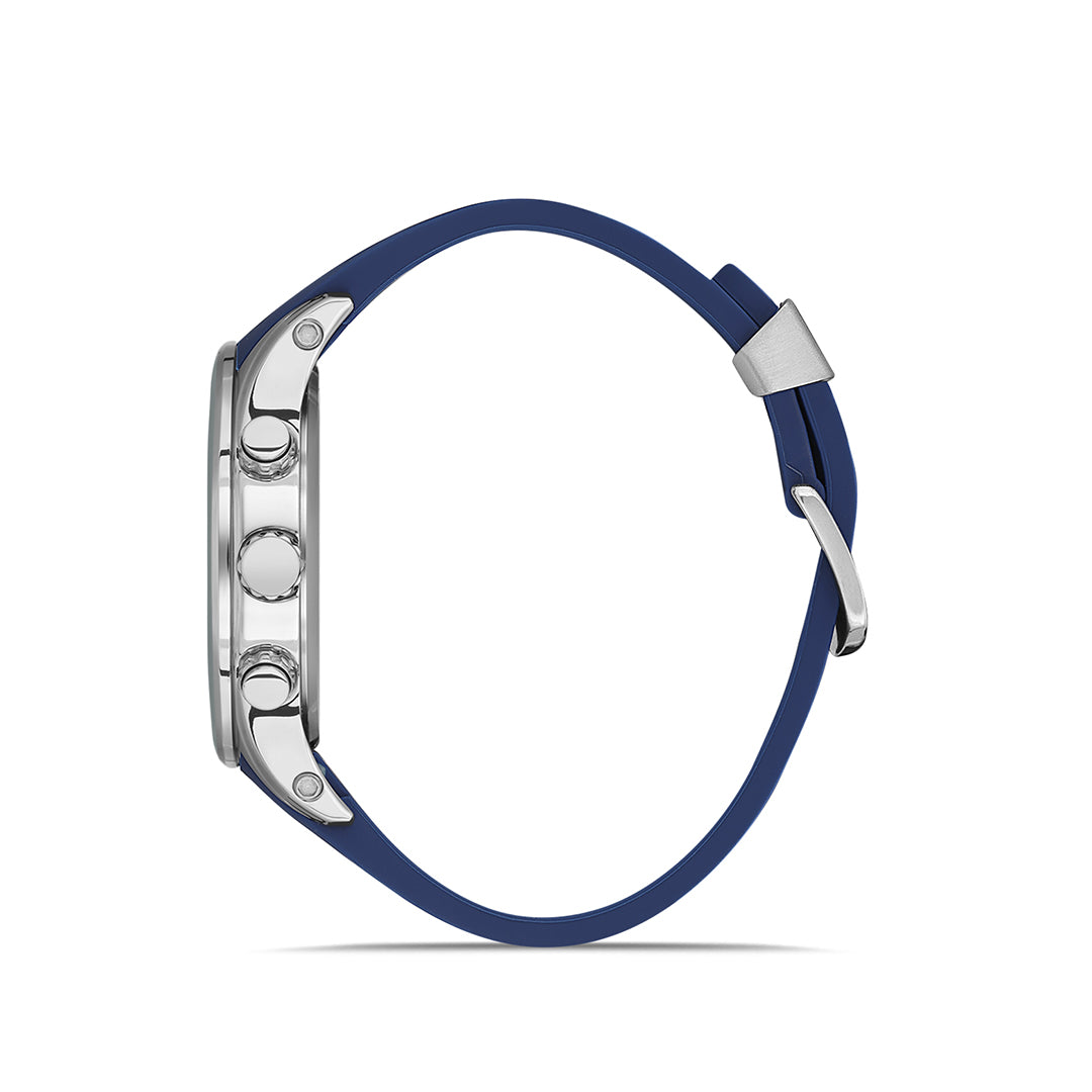 FERRO FM11354D-L3 SS Caseback & Silicone Multifunction Men's Watch