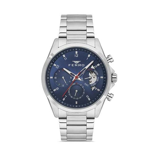 Ferro FM11460AWT-A3 Metal Case And Metal Band Men's Watch