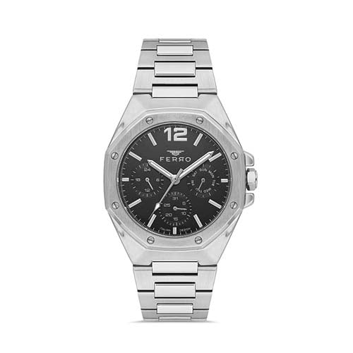 Ferro FM40127A-A2 Metal Case And Metal Band Men's Watch