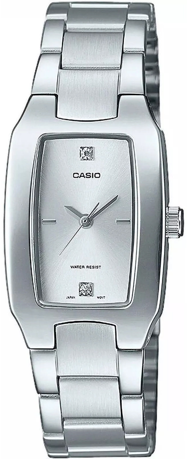 CASIO LTP-1165A-7C2DF Silver Plated Case SS Band Women's Watch