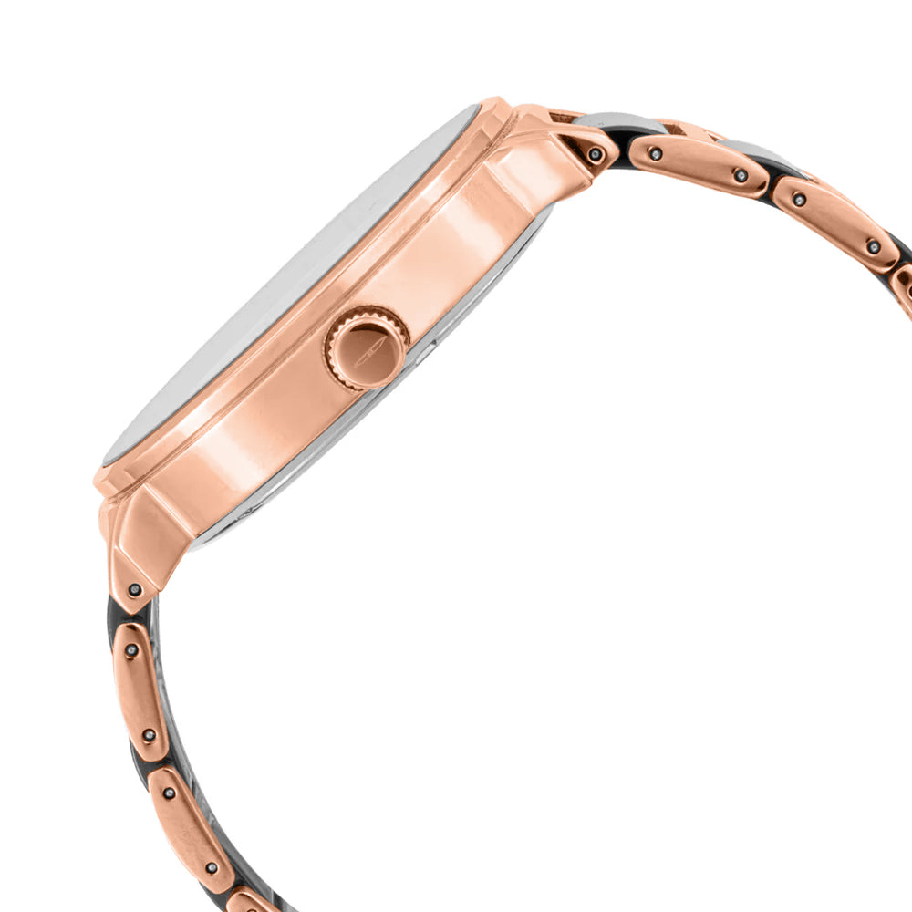 BLADE Jazz Crimson SS Case & SS/Ceramic Band Date Men's Watch