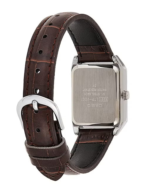 Casio LTP-V007L-7B2UDF Leather Analog Women's Watch