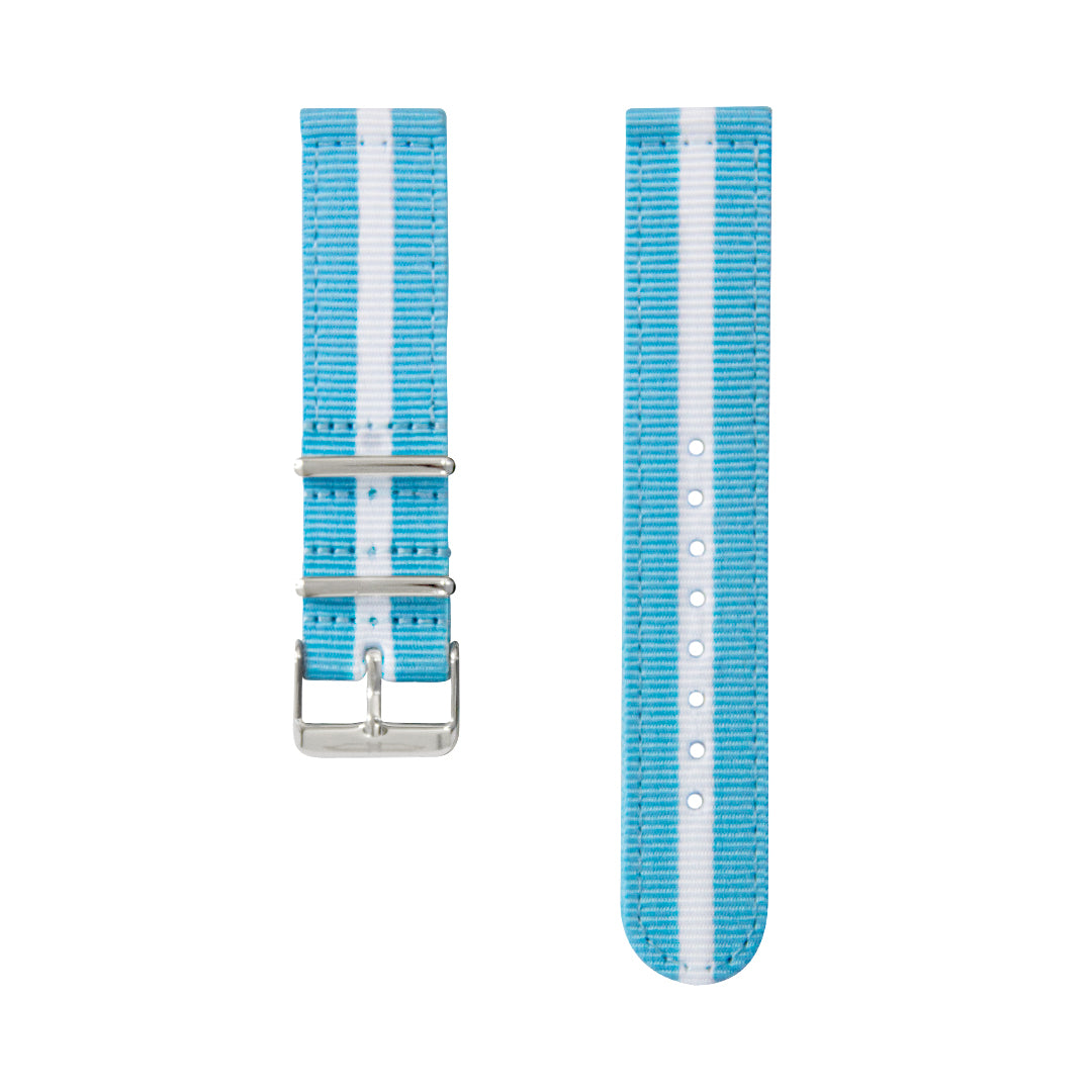 BLADE White-Sky Blue NATO Strap