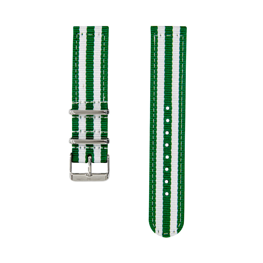 BLADE White-Green NATO Strap