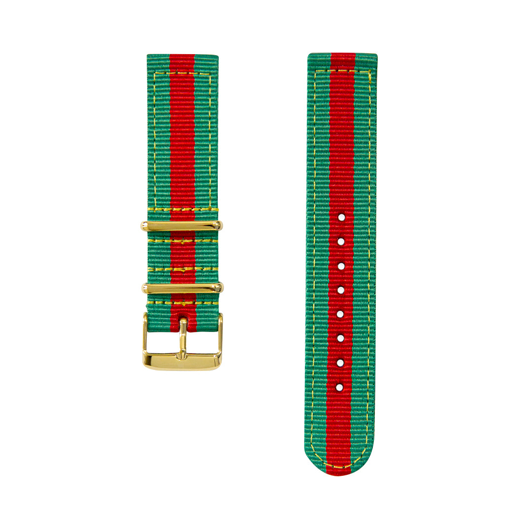 BLADE Green-Red NATO Strap