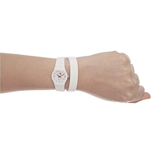 Bart & Melon Women's White Dial White Polycarbonate Case XL silicon Band Analog Watch 11-NL004 -WR 2