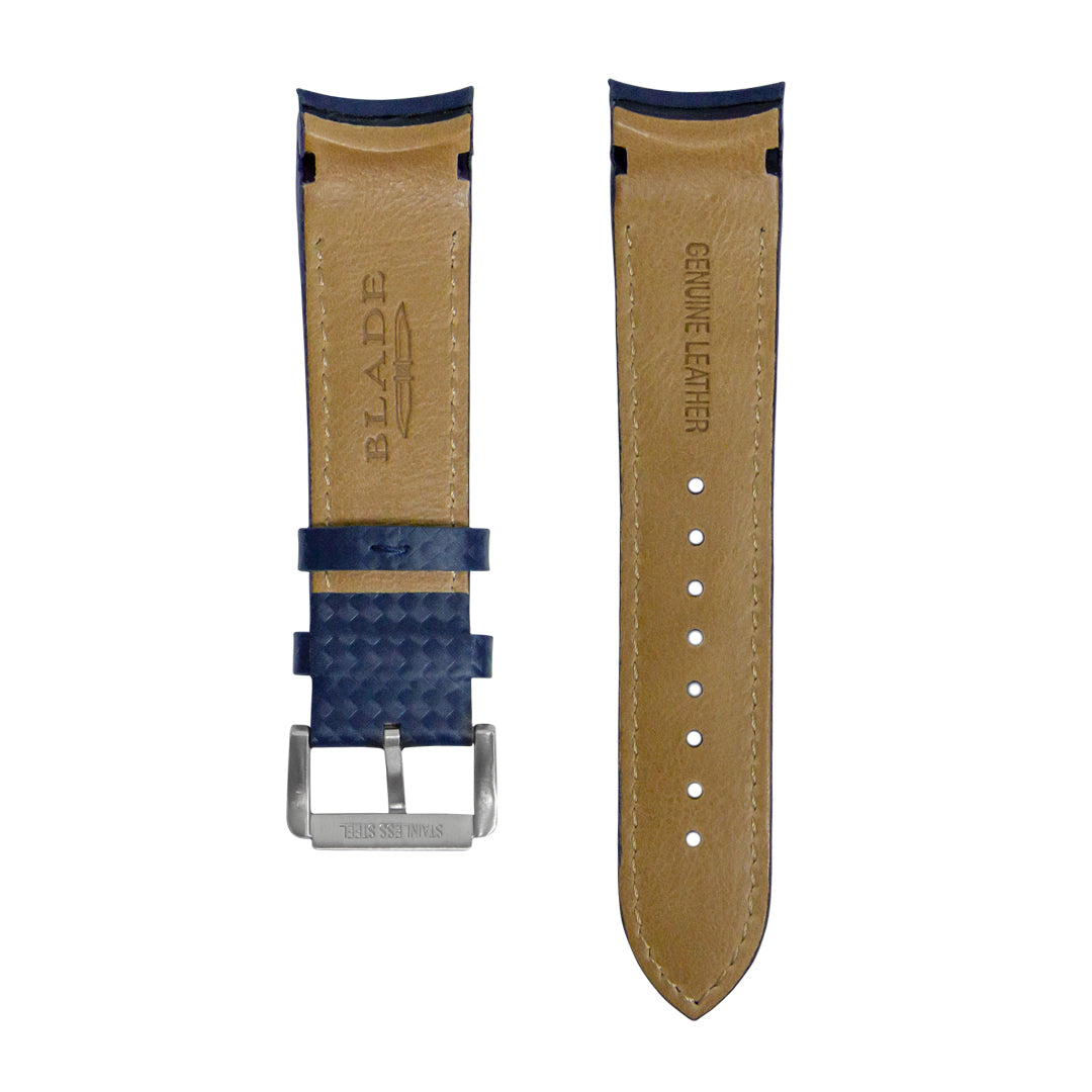 BLADE 3508G Blue Genuine Leather Strap