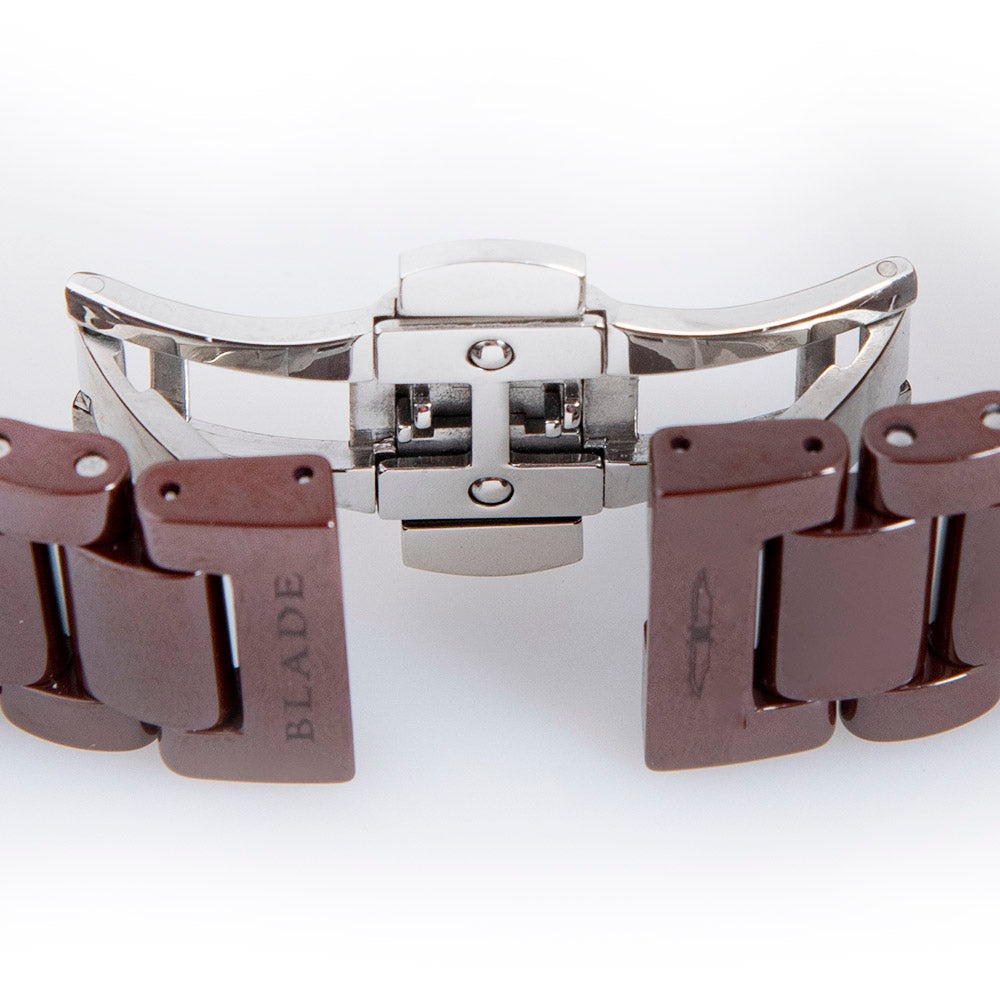 BLADE Ceracro 3572G3ROO Brown/Rose Ceramic Case and Band Men's Watch