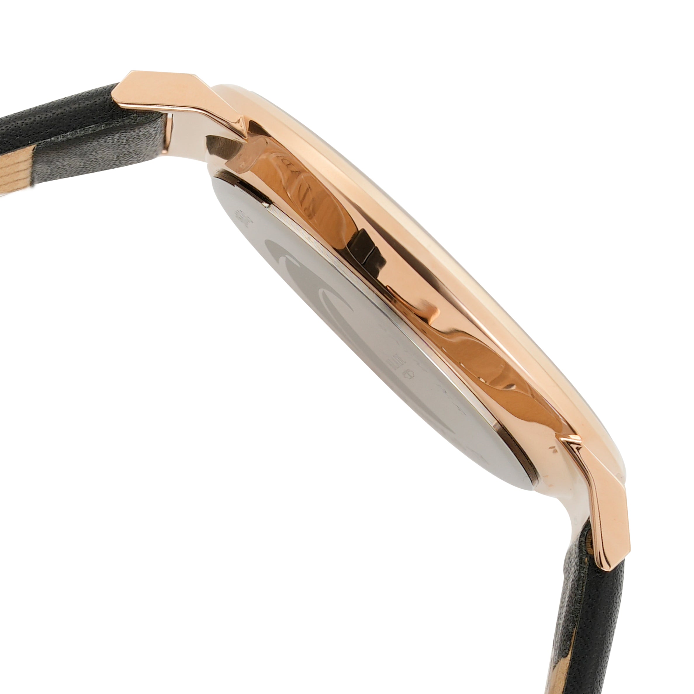 BLADE Wanderer Rose 3683G1RWN SS Leather Men's Watch - Side 02