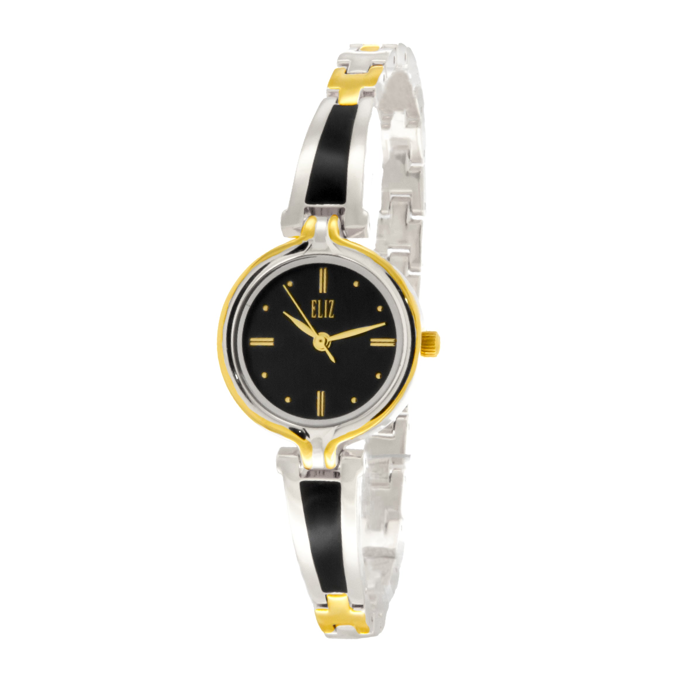 ELIZ ES8591L2TNT TT Gold SS Case Jewelry Bracelet Women's Watch