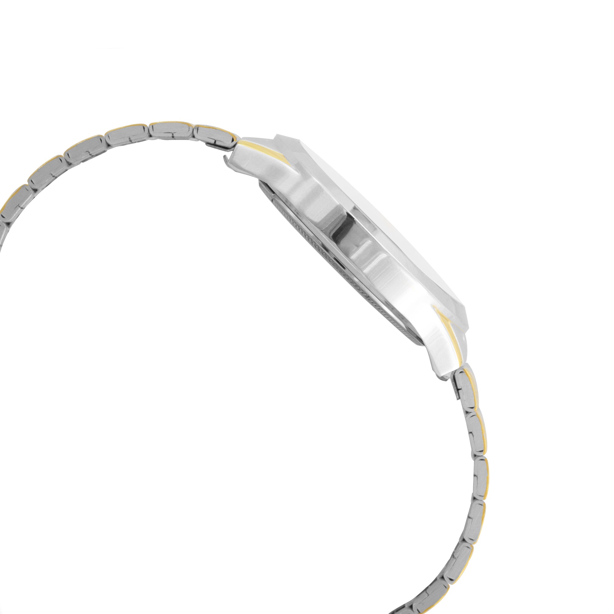 ELIZ ES8768L2TNT SS Caseback & Band Women's Watch - Side 02