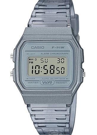 CASIO F-91WS-8DF Resin Case Resin Band Men's Watch