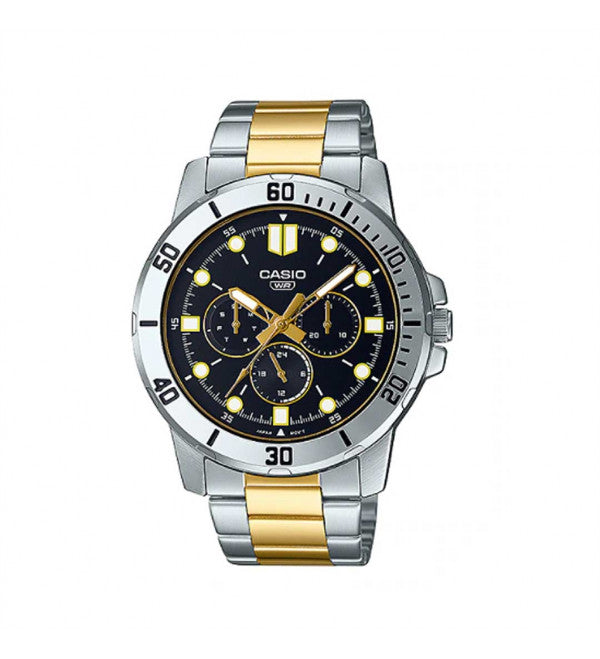 Casio MTP-VD300SG-1EUDF Silver Case Gold-Silver SS Band Men's Watch