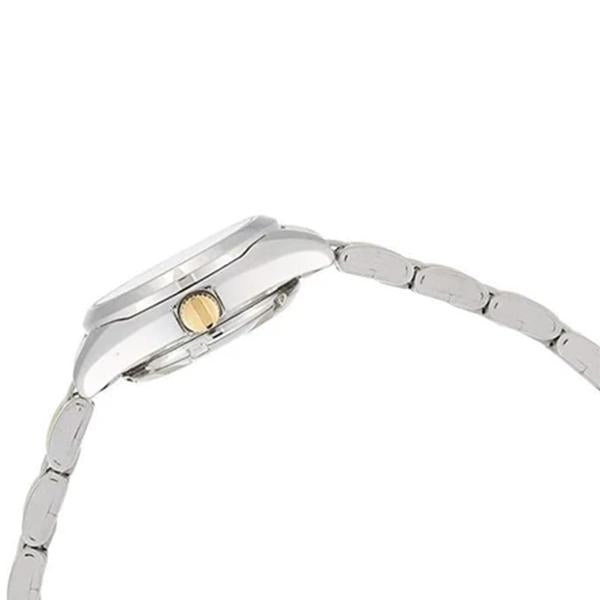 Seiko Women's White Dial Two Toned Gold Plated Stainless Steel Case & Band Automatic Watch SYMA35K1 3