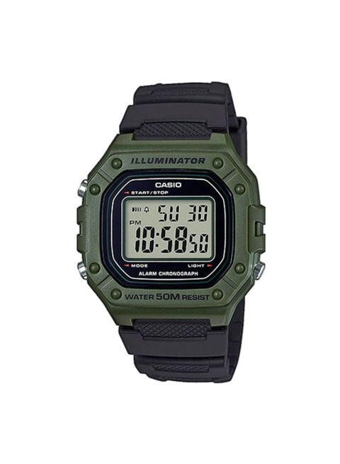 Casio W-218H-3AVDF Resin Case and Band Men's Watch