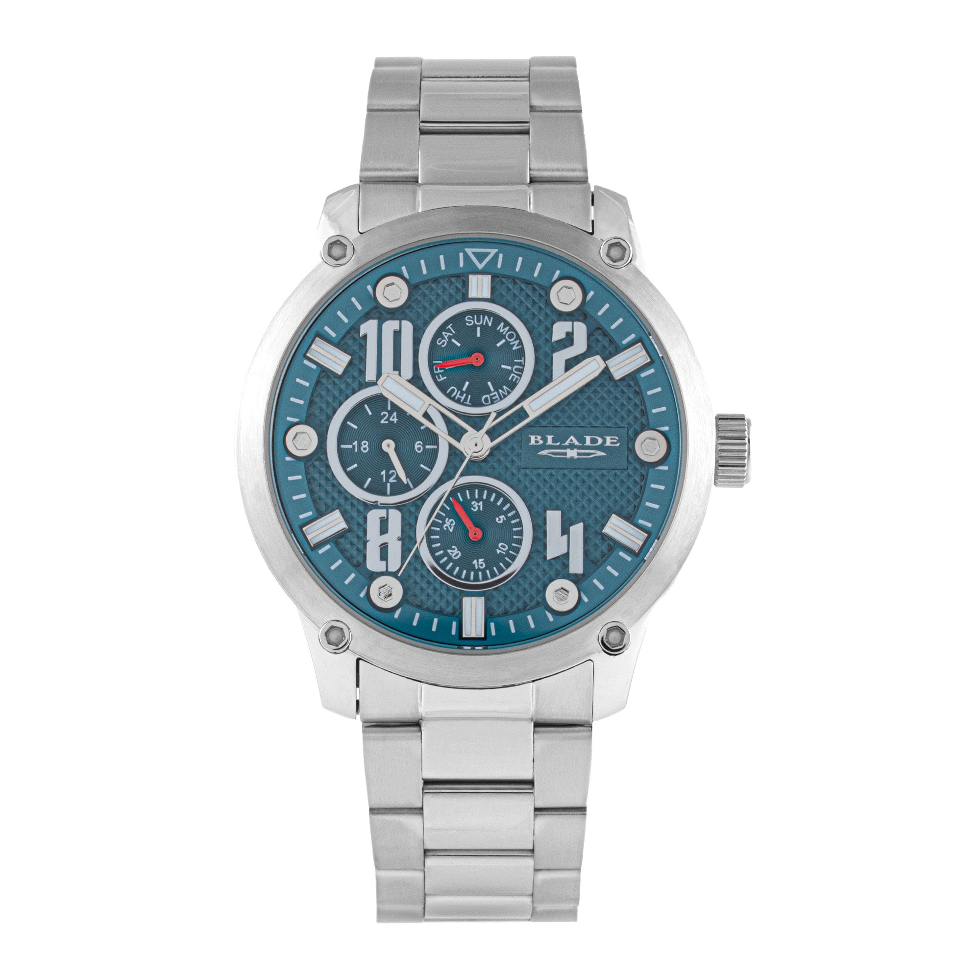 BLADE Combat II Twilight 3563G2STS SS Case & Band Multifunction Men's Watch