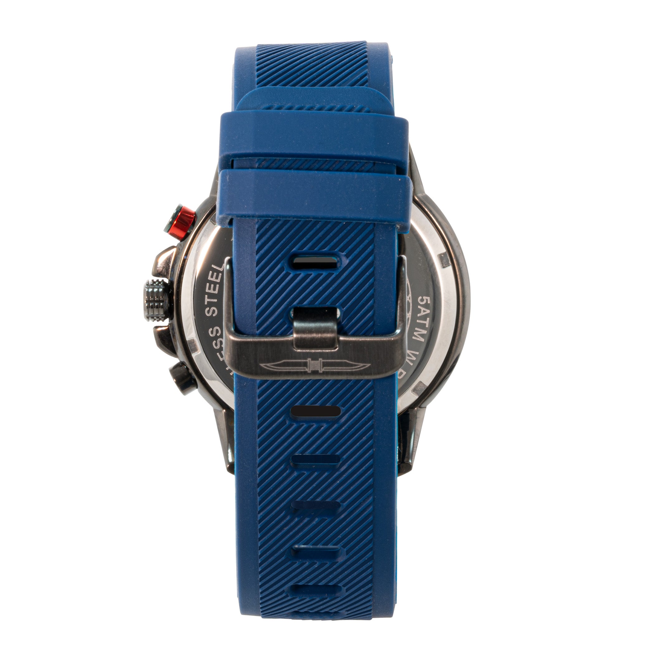 BLADE Verve Space 3726G5ABB SS Case & Silicone Strap Chronograph Men's Watch