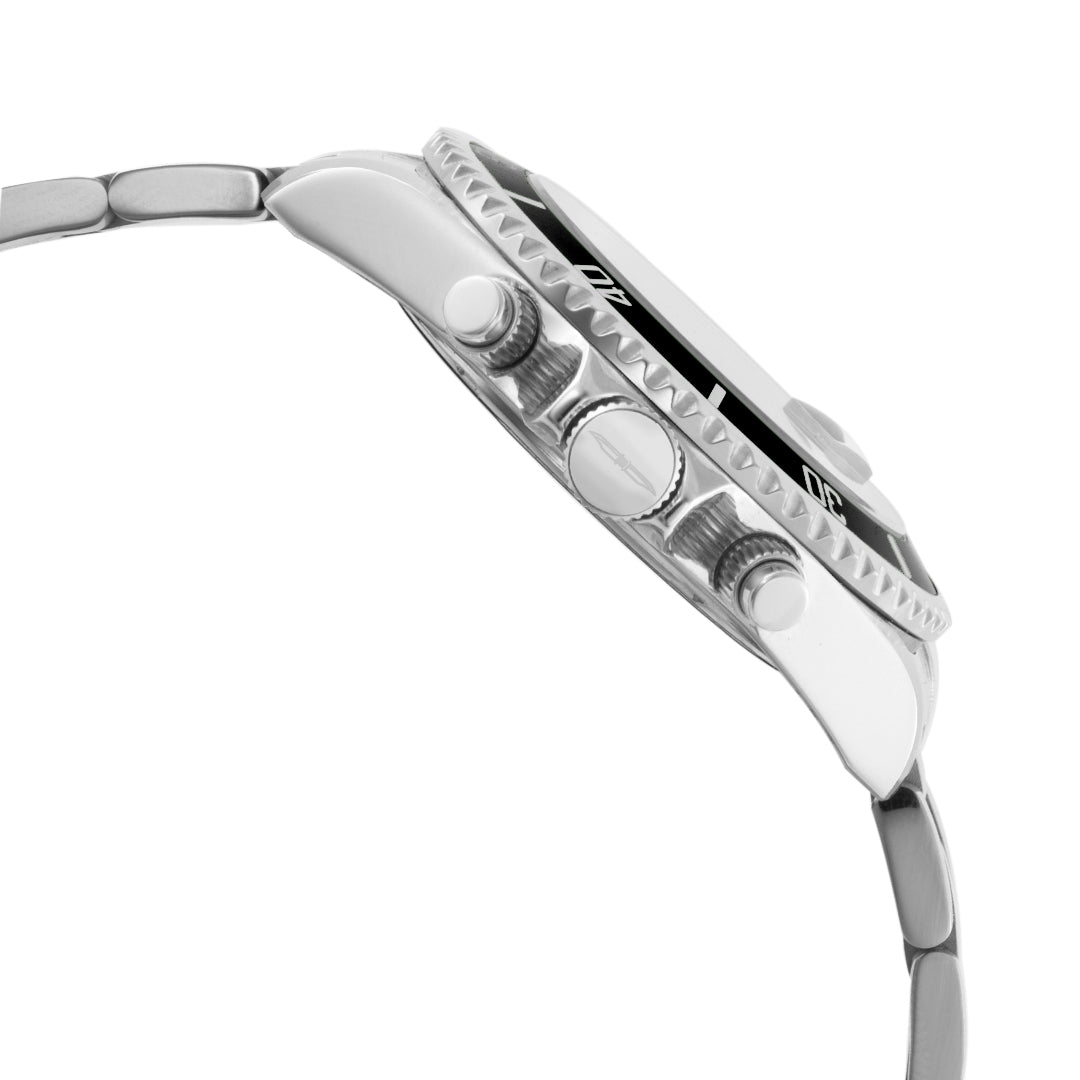 BLADE Icon Blue (ceramic bezel) 3598G2SBS SS Case & Band Chronograph Men's Watch