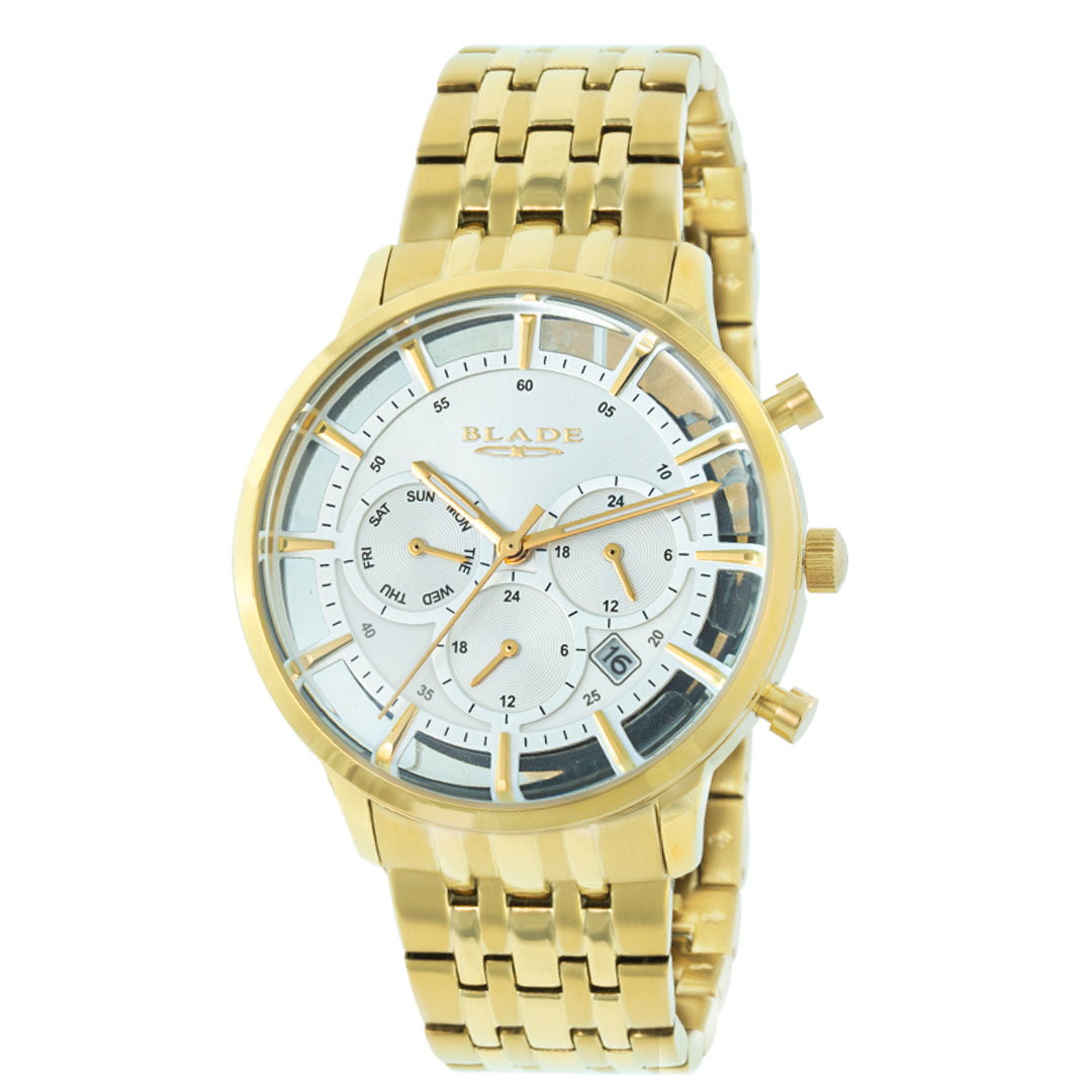 BLADE Distinct Gold 3612G2GWG SS Men's Watch - Front