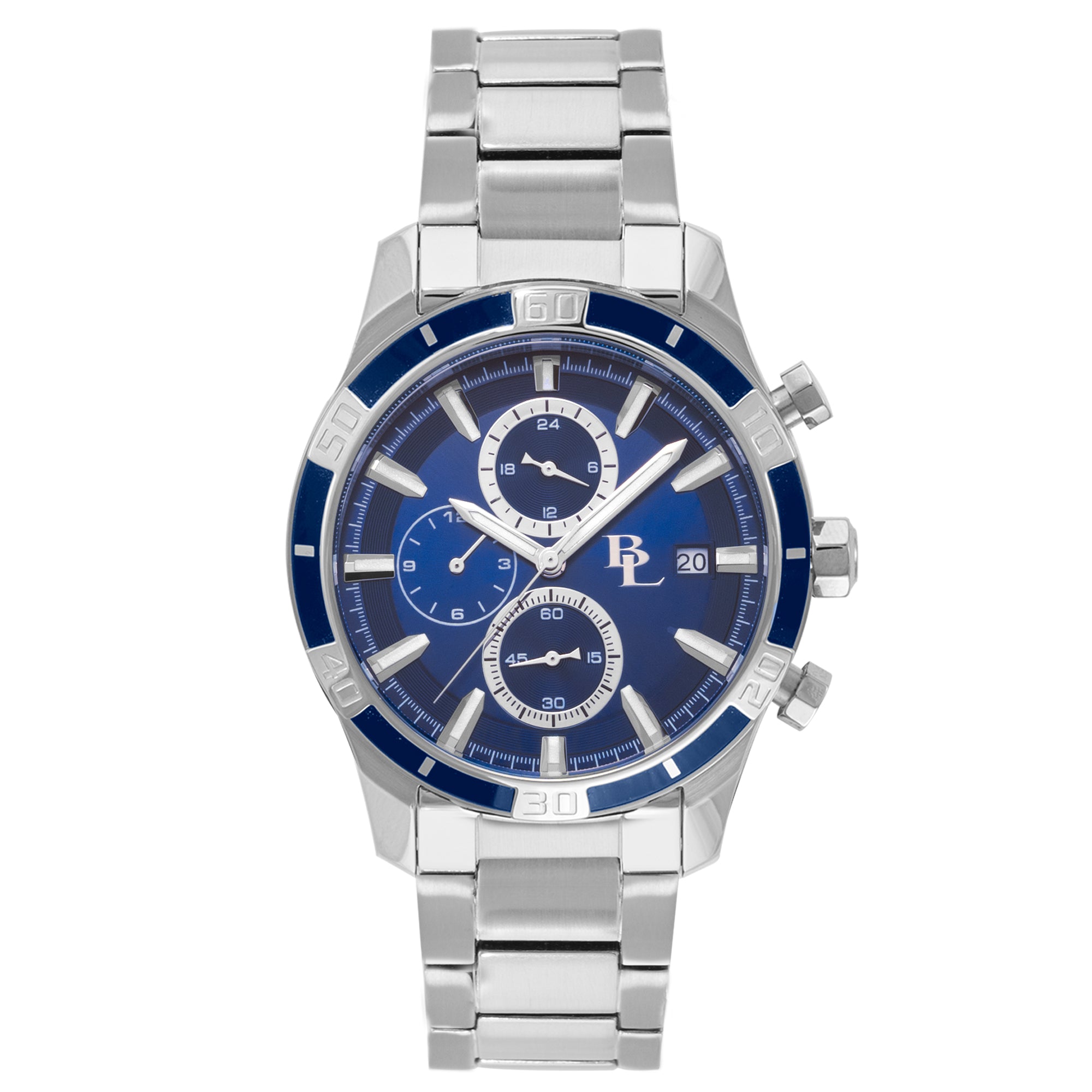 BLADE Vigor Blue 3630G2SBS SS Men's Watch - Front