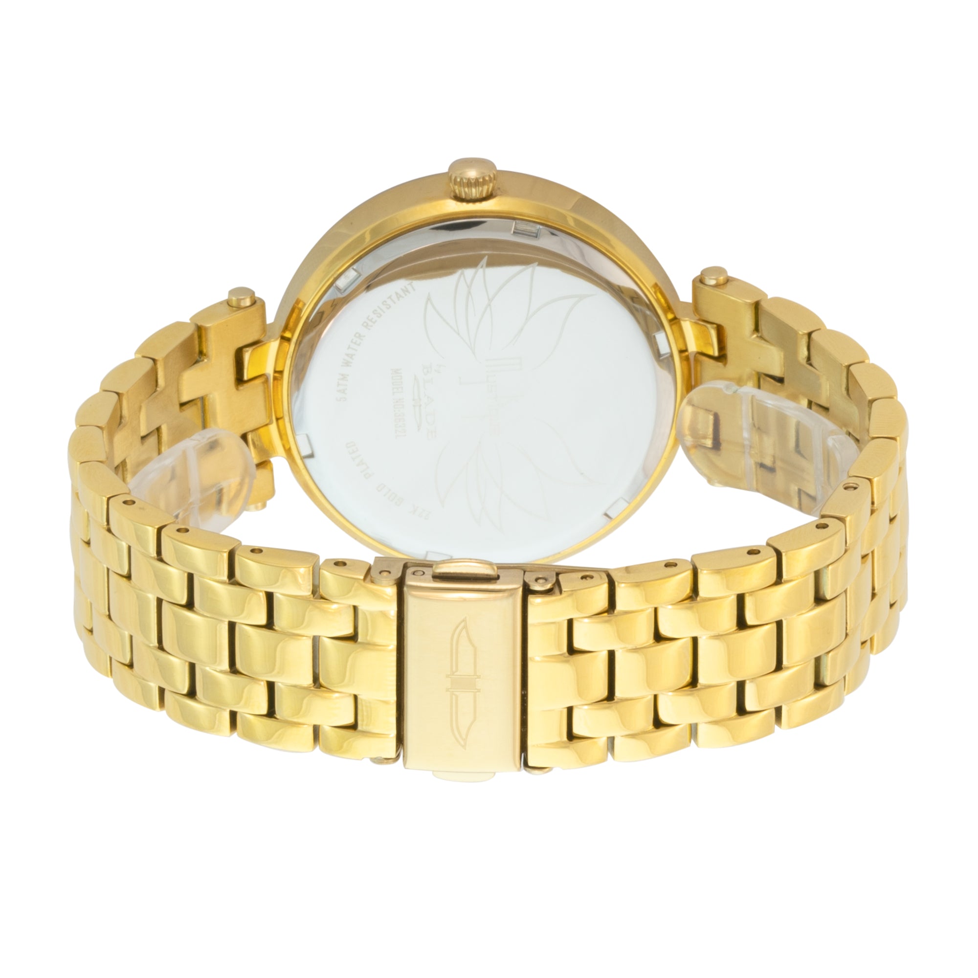 BLADE Dazzle Gold 3632L2GCG SS Women's Watch - Back