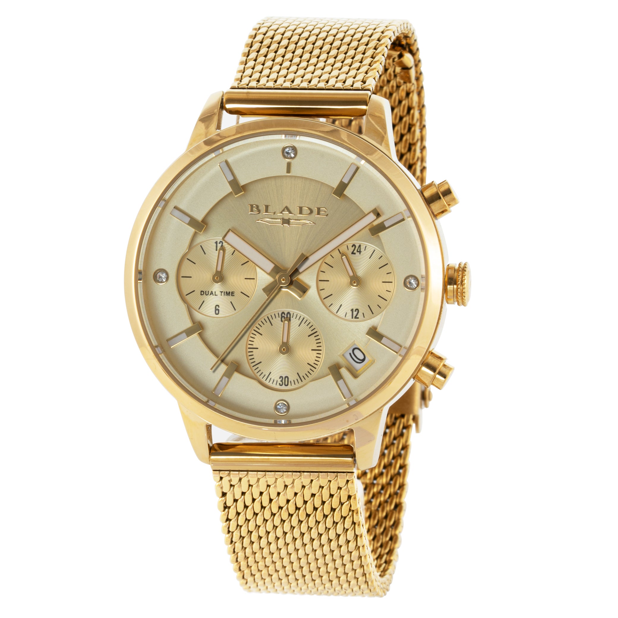 BLADE Venus Gold 3638L2GCG Multifunction Women's Watch - Front