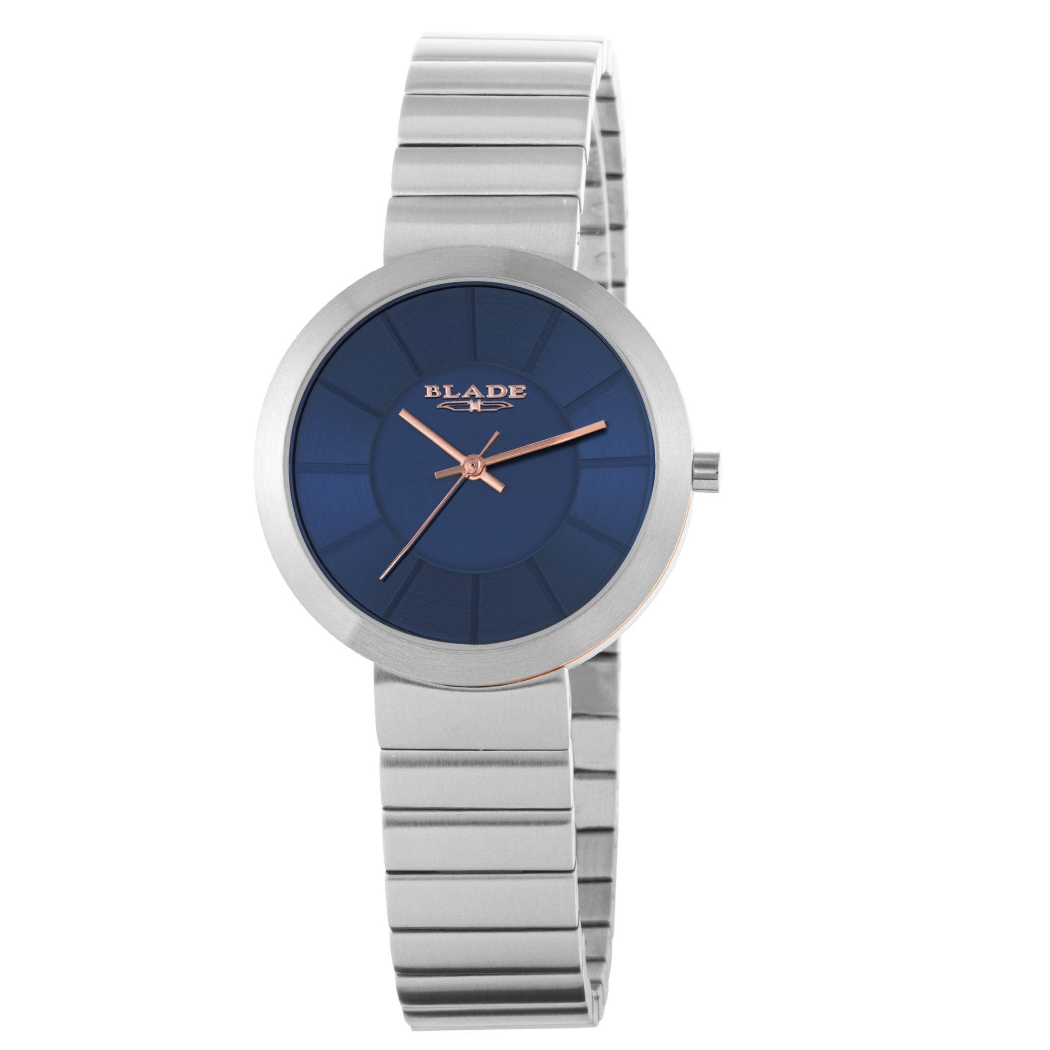 BLADE Eternal Blue 3642L2SBS SS Case Band Women's Watch - Front