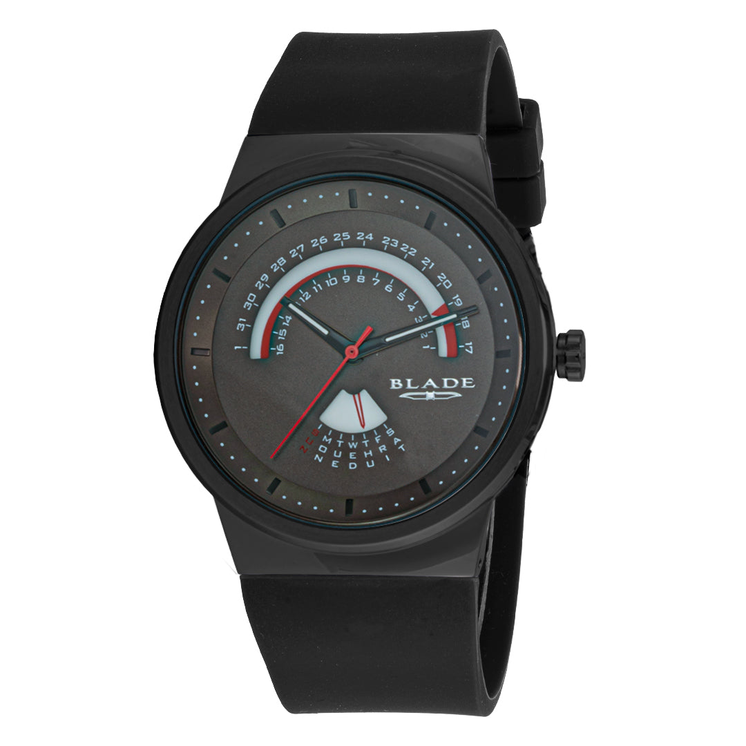 BLADE Indie SE Noir 3645G5NNN Black SS Silicone Men's watch - Front