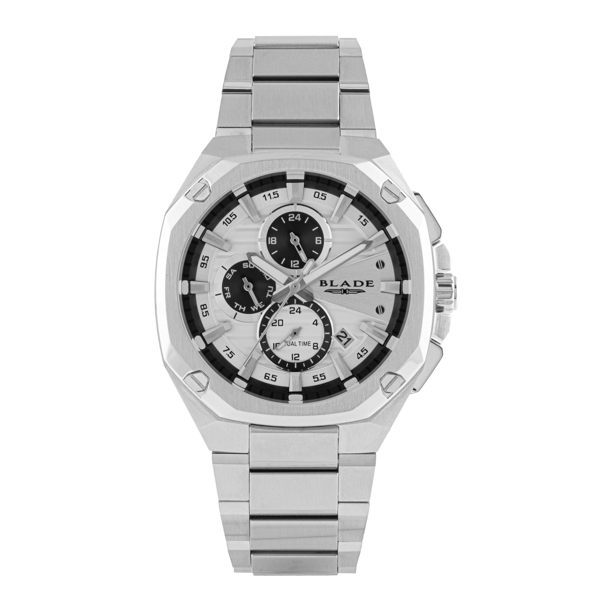 BLADE Forte SS Mono 3646G2SUS SS Case & Band Multifunction Men's Watch