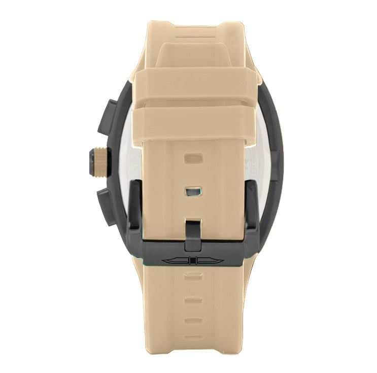 BLADE Magnifique Desert 3652G5AGD SS & Silicone Strap Multifunction Men's Watch